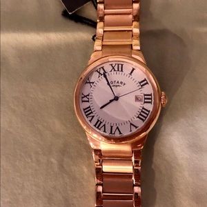 Never worn Rotary rose gold watch